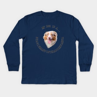 Mutt Dog Kids Long Sleeve T-Shirt